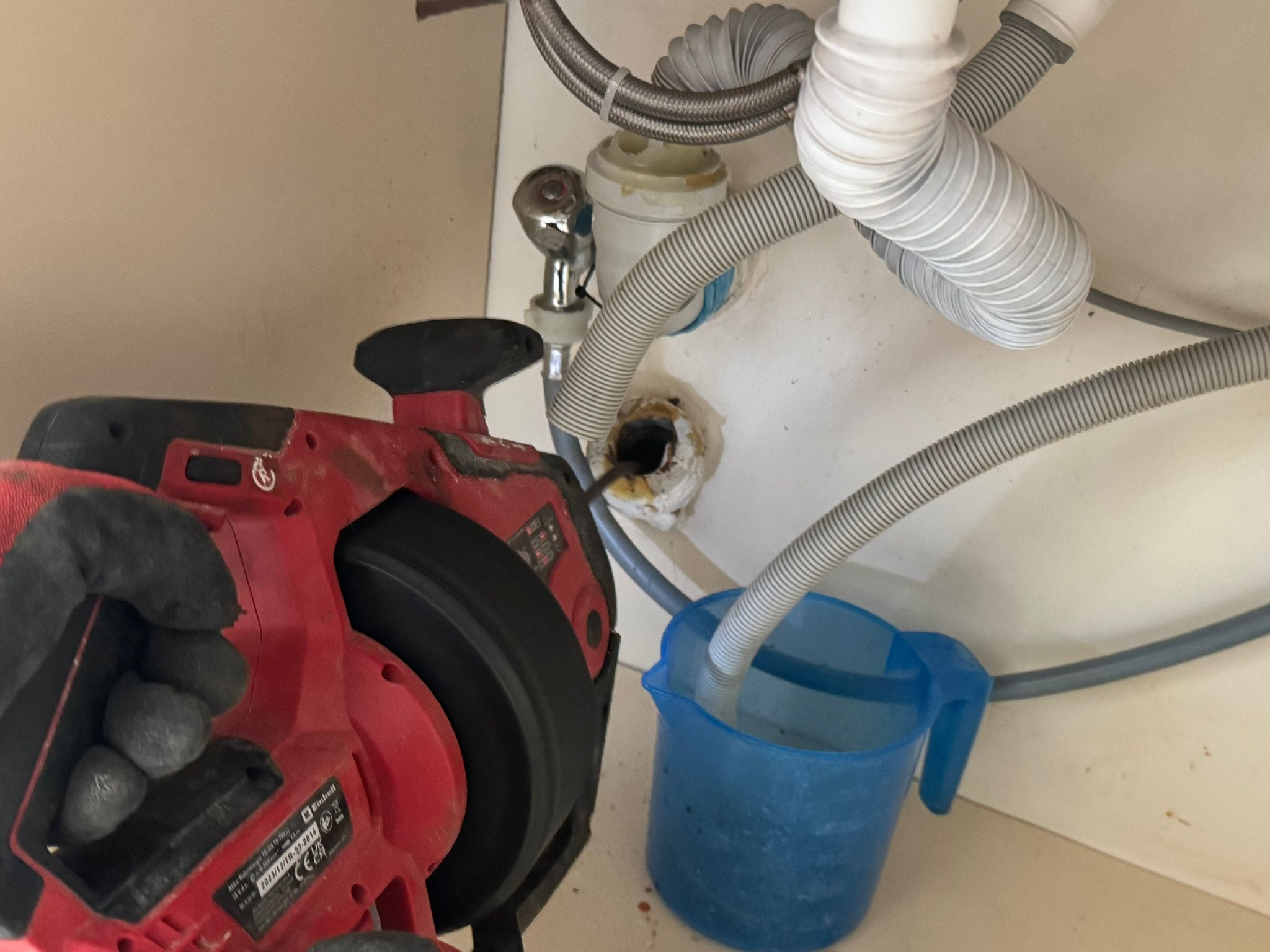 Lavabo gideri kontrolü
